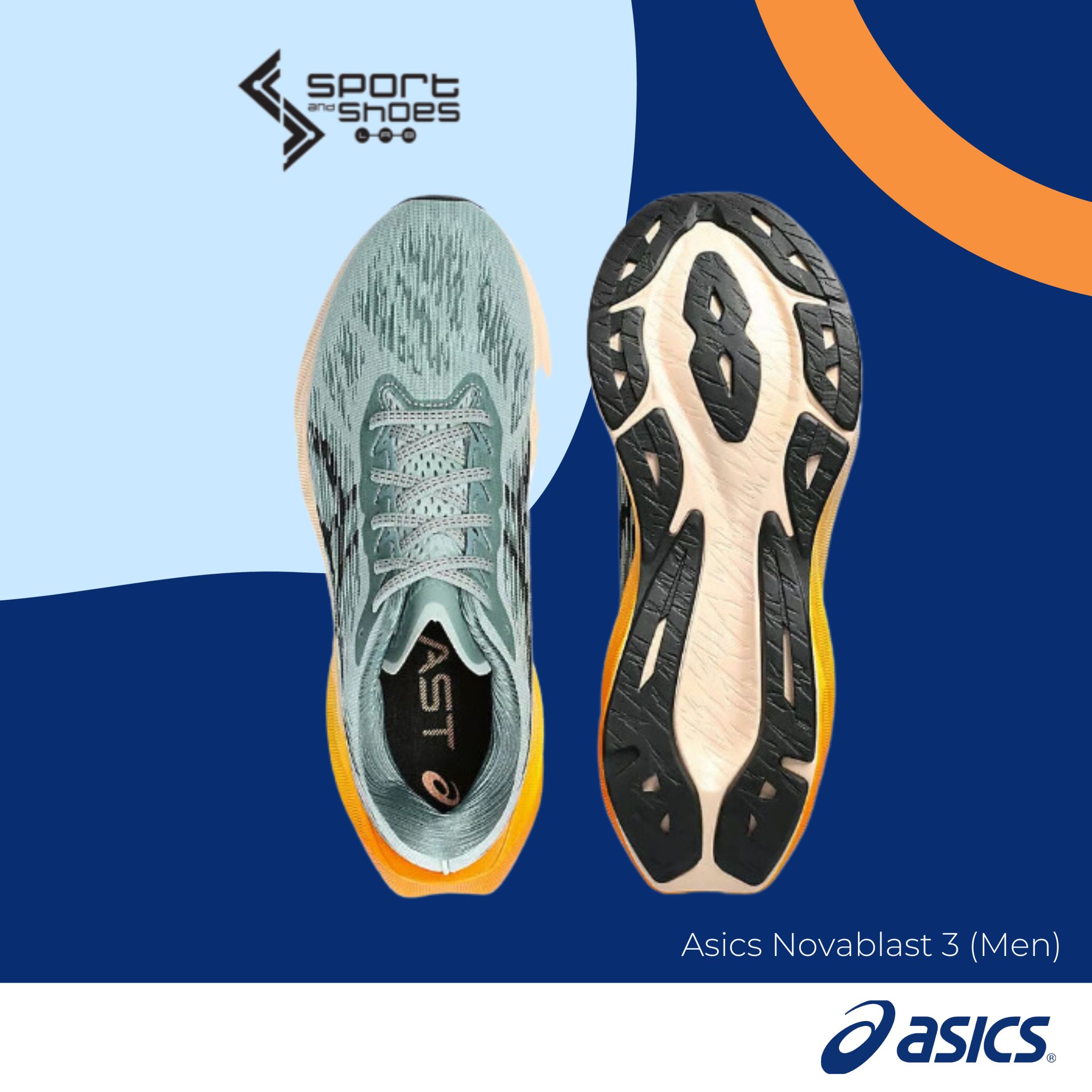 Asics Novablast3 (M) (1011B458-404)